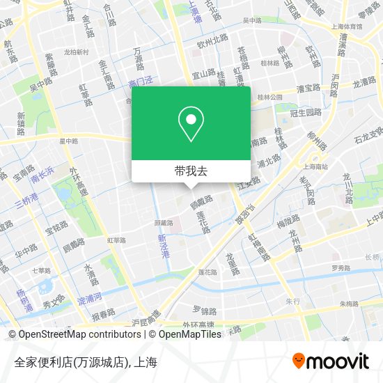 全家便利店(万源城店)地图