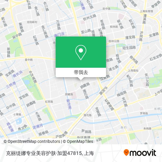 克丽缇娜专业美容护肤·加盟47815地图