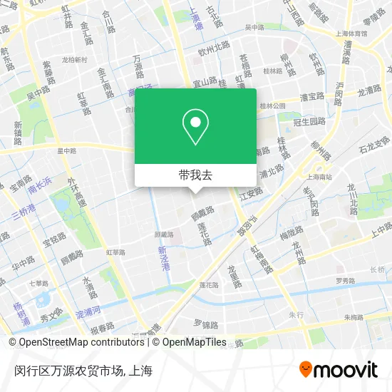 闵行区万源农贸市场地图