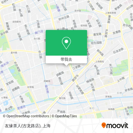 友缘茶人(古龙路店)地图