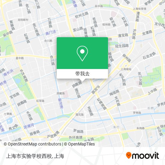 上海市实验学校西校地图