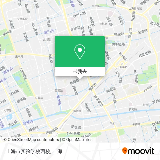 上海市实验学校西校地图
