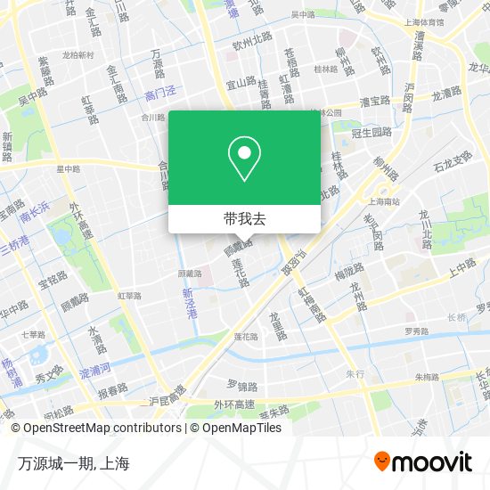 万源城一期地图