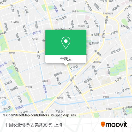 中国农业银行(古美路支行)地图