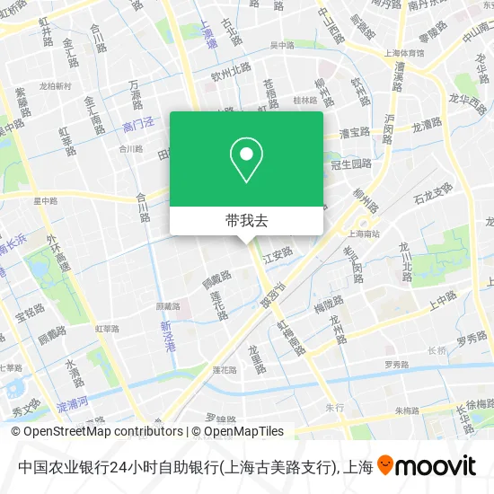 中国农业银行24小时自助银行(上海古美路支行)地图
