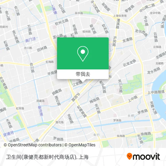 卫生间(康健亮都新时代商场店)地图