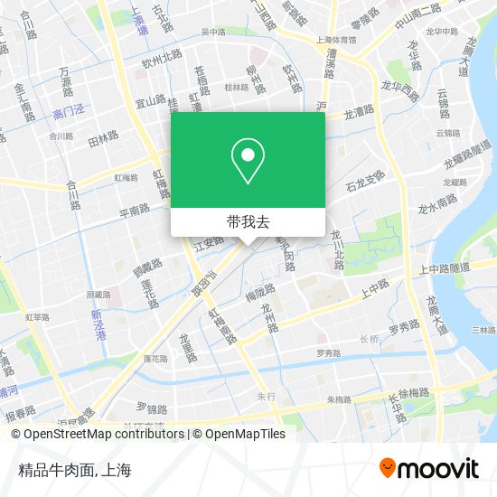 精品牛肉面地图