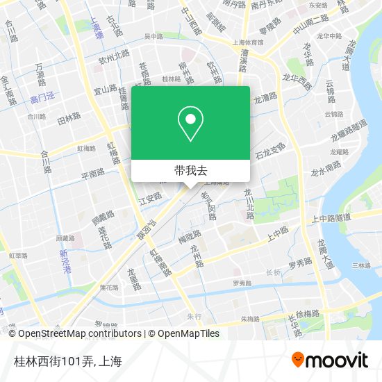桂林西街101弄地图