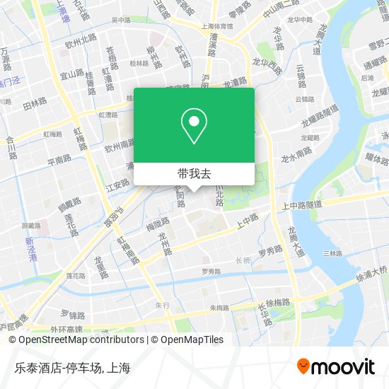 乐泰酒店-停车场地图