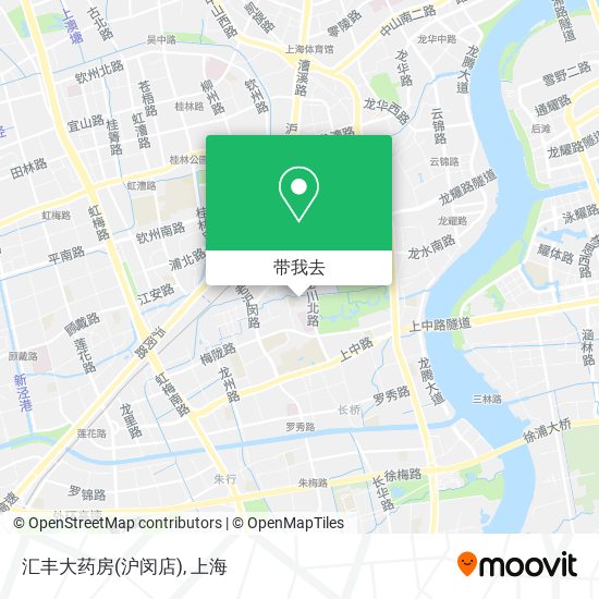 汇丰大药房(沪闵店)地图