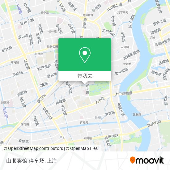 山顺宾馆-停车场地图