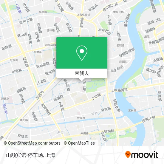山顺宾馆-停车场地图
