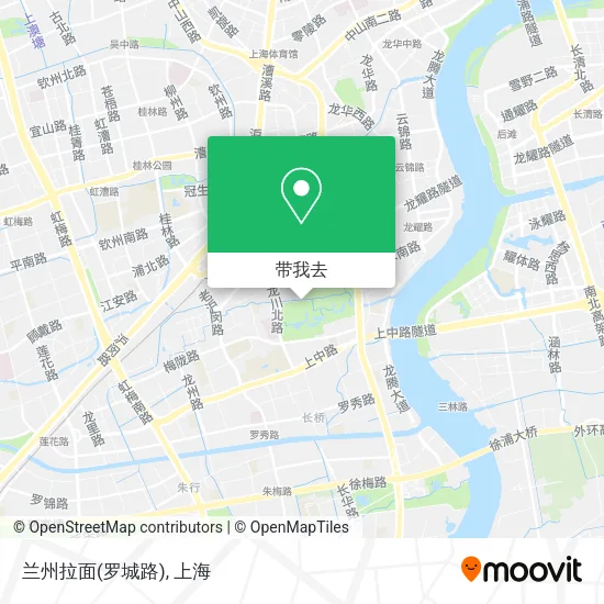 兰州拉面(罗城路)地图