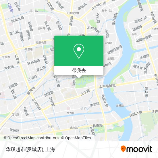 华联超市(罗城店)地图