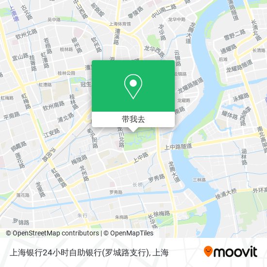 上海银行24小时自助银行(罗城路支行)地图