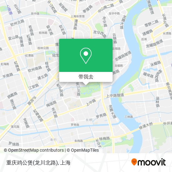 重庆鸡公煲(龙川北路)地图