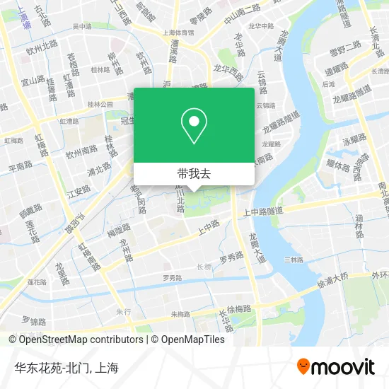 华东花苑-北门地图