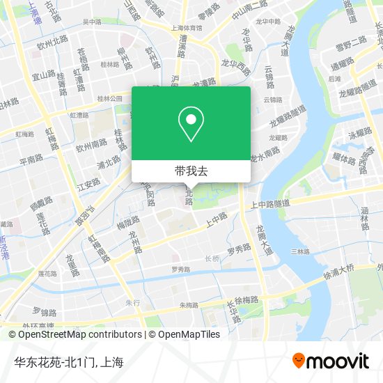 华东花苑-北1门地图