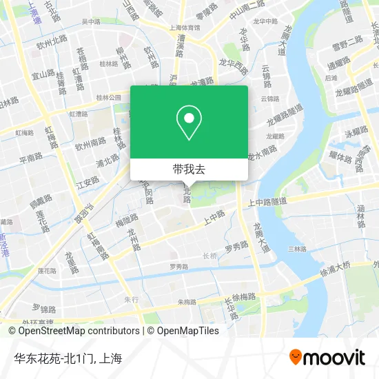 华东花苑-北1门地图