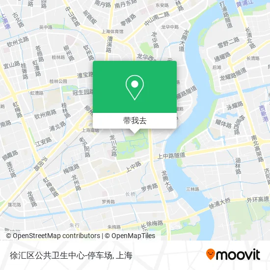 徐汇区公共卫生中心-停车场地图