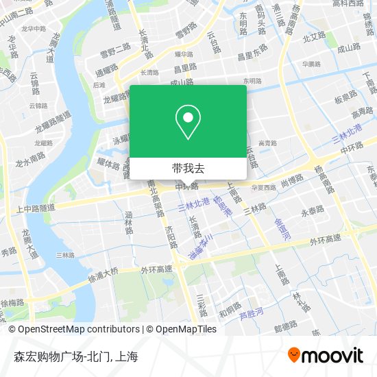 森宏购物广场-北门地图