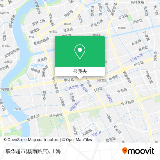 联华超市(杨南路店)地图