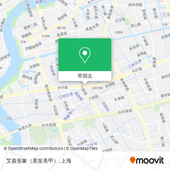 艾嘉形象（美发美甲）地图