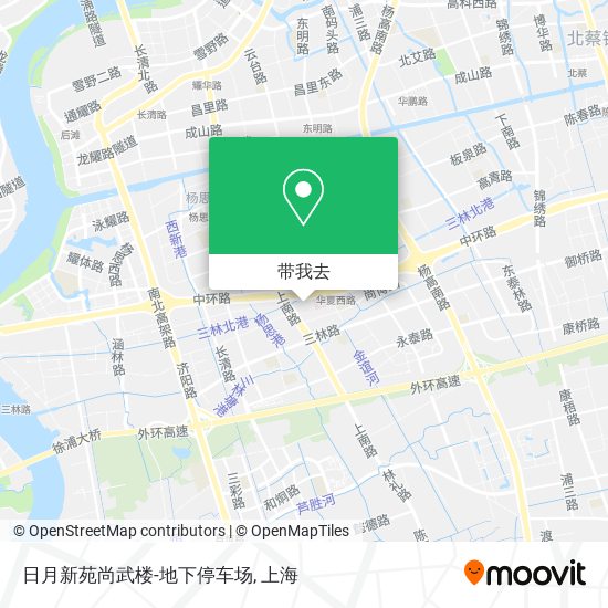 日月新苑尚武楼-地下停车场地图