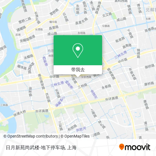 日月新苑尚武楼-地下停车场地图