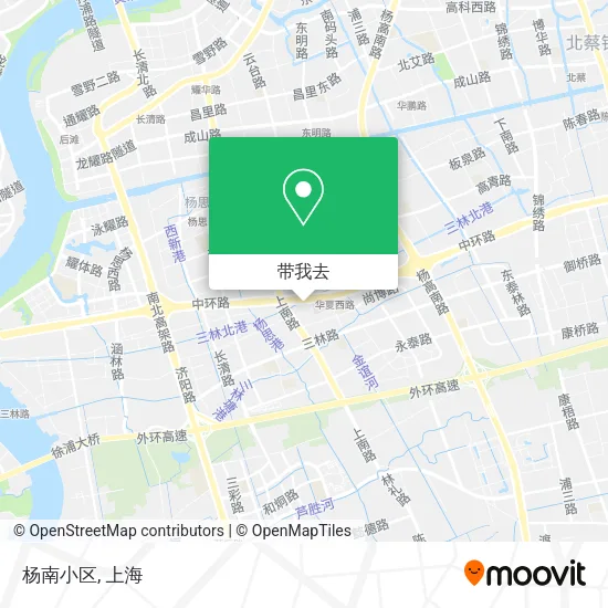 杨南小区地图