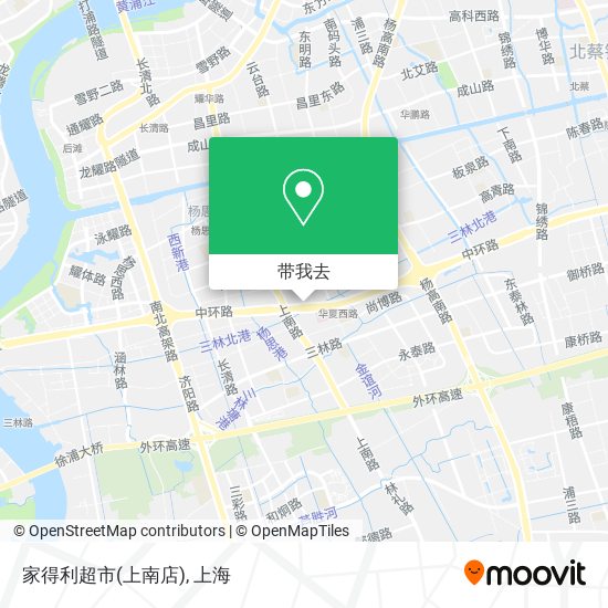 家得利超市(上南店)地图