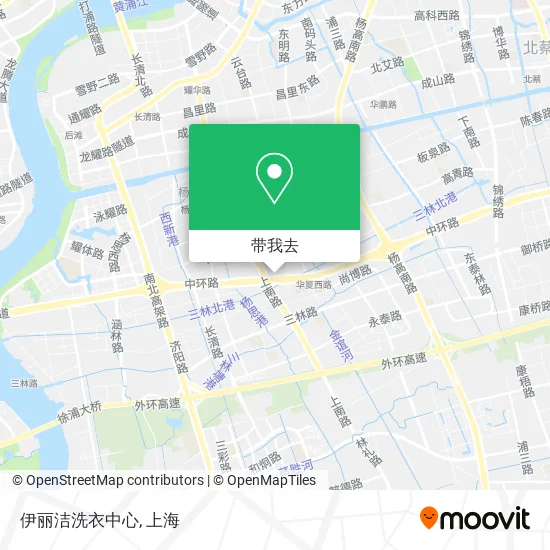 伊丽洁洗衣中心地图