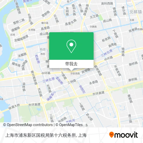 上海市浦东新区国税局第十六税务所地图