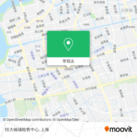 恒大翰城租售中心地图