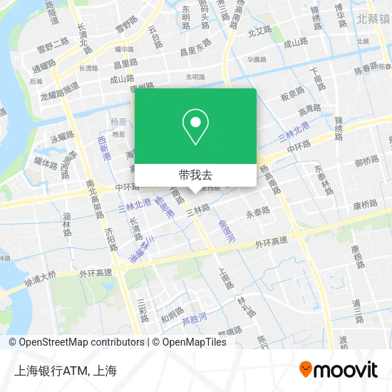 上海银行ATM地图