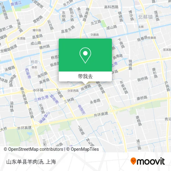 山东单县羊肉汤地图