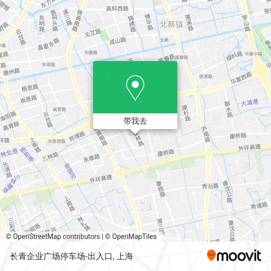 长青企业广场停车场-出入口地图