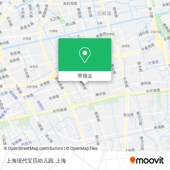 上海现代宝贝幼儿园地图
