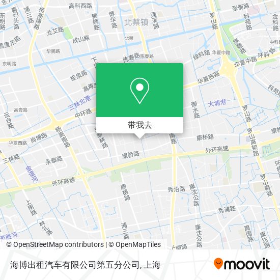 海博出租汽车有限公司第五分公司地图