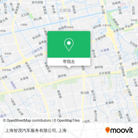 上海智茂汽车服务有限公司地图