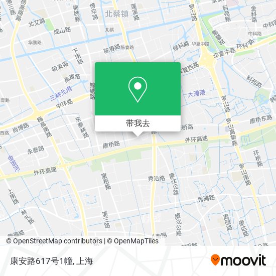 康安路617号1幢地图