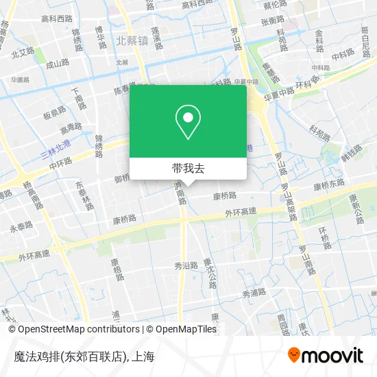 魔法鸡排(东郊百联店)地图