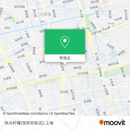 快乐柠檬(东郊百联店)地图