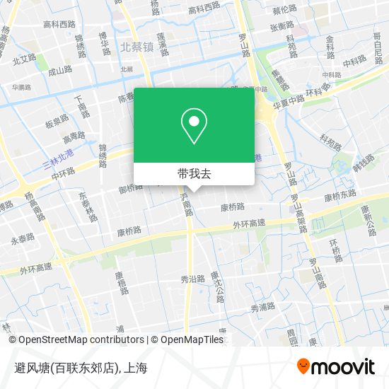 避风塘(百联东郊店)地图