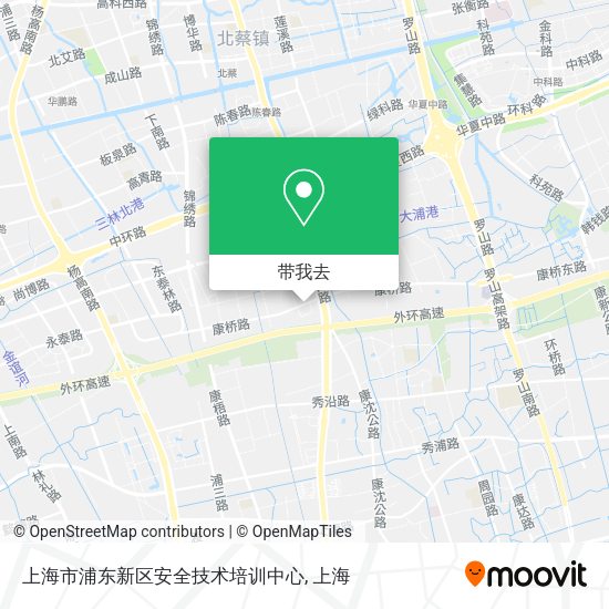 上海市浦东新区安全技术培训中心地图