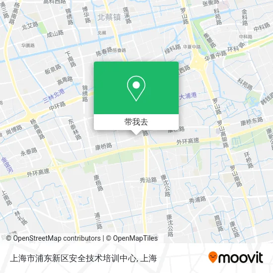 上海市浦东新区安全技术培训中心地图