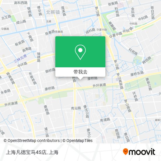 上海凡德宝马4S店地图