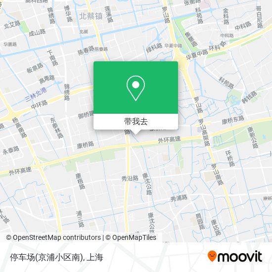 停车场(京浦小区南)地图