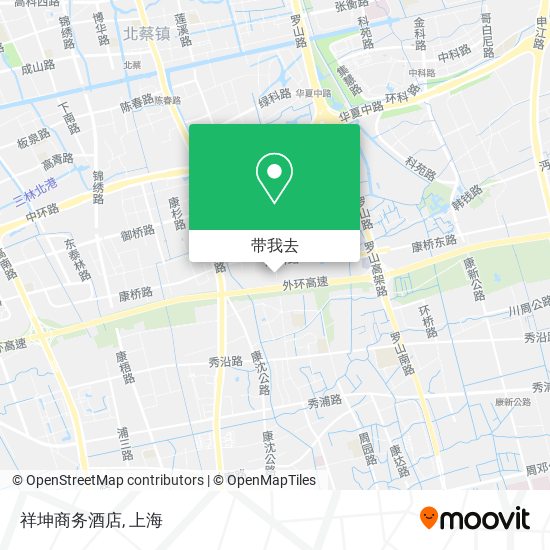 祥坤商务酒店地图