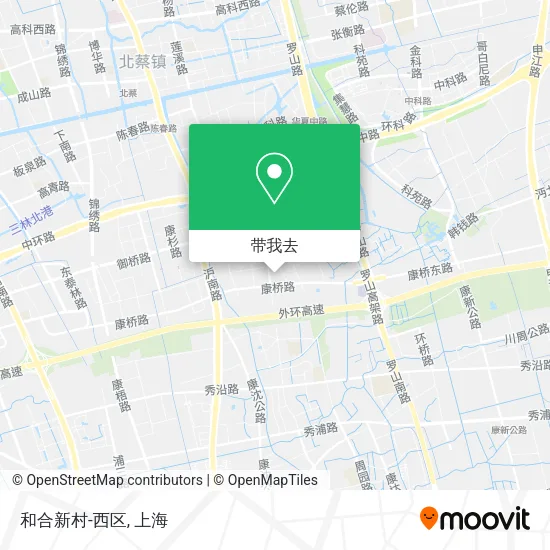 和合新村-西区地图